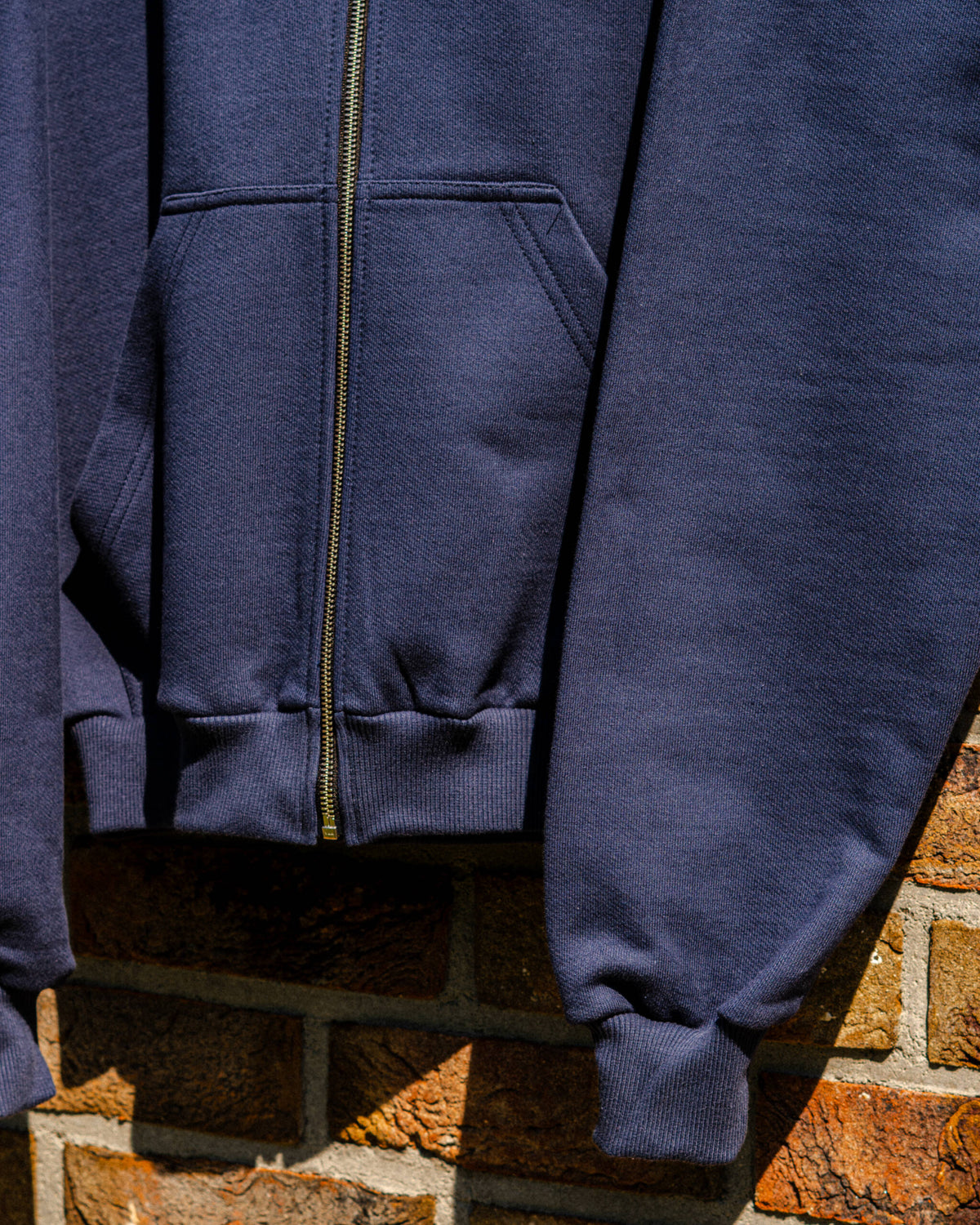 ZIP HOODIE „BASIC” NAVY