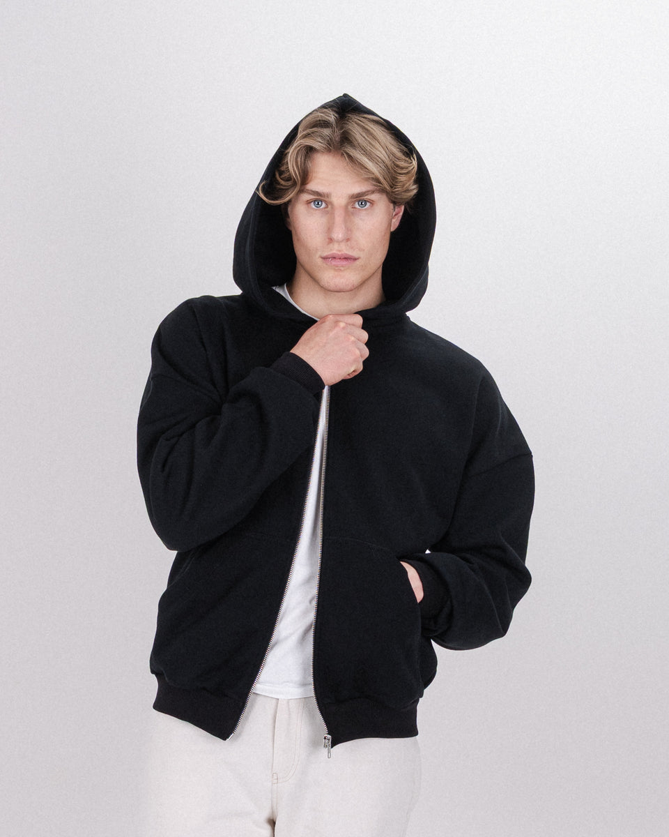 ZIP HOODIE BLACK