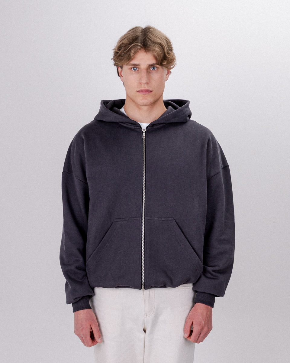 ZIP HOODIE GRAPHITE