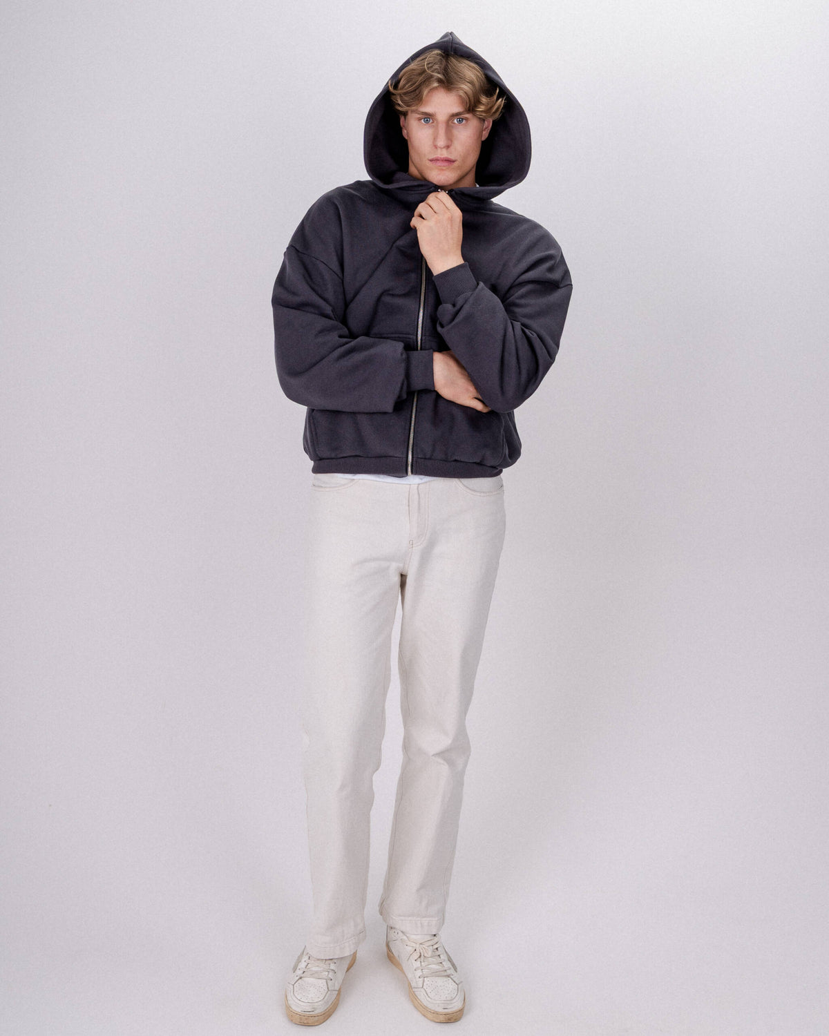 ZIP HOODIE GRAPHITE