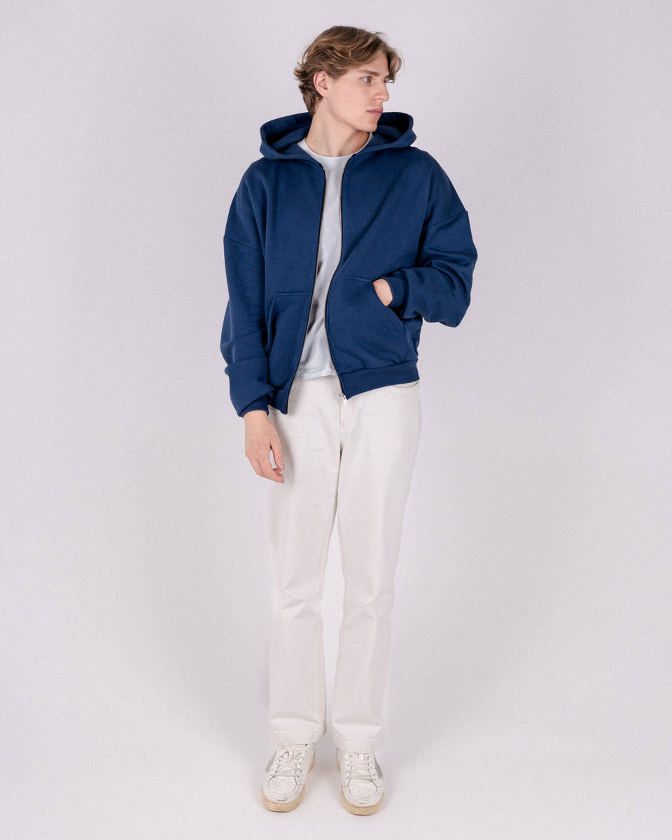 MARINE INK ZIP HOODIE