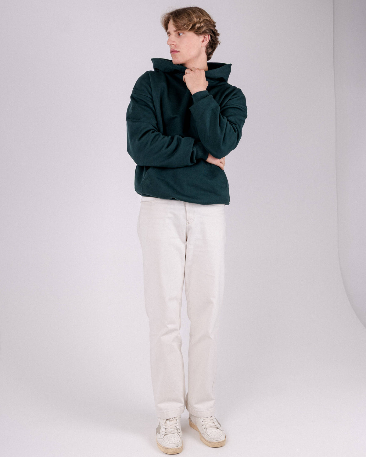 HOODIE BOTTLE GREEN
