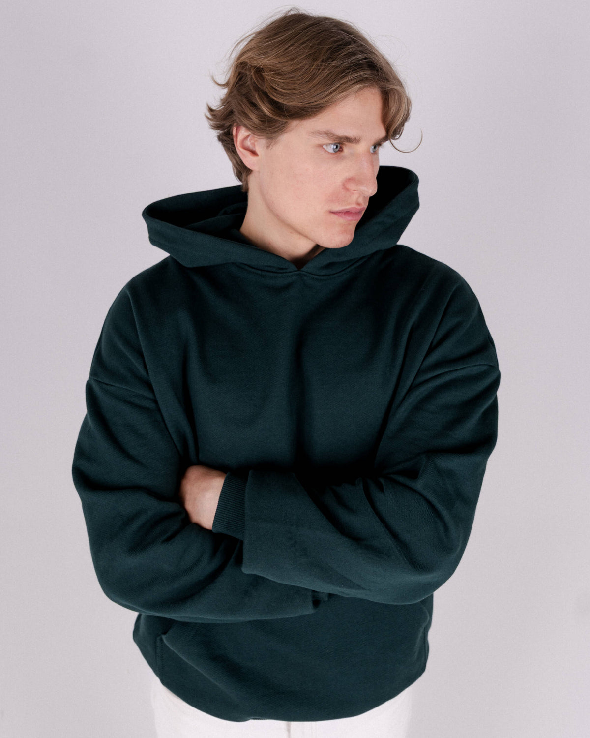 HOODIE BOTTLE GREEN