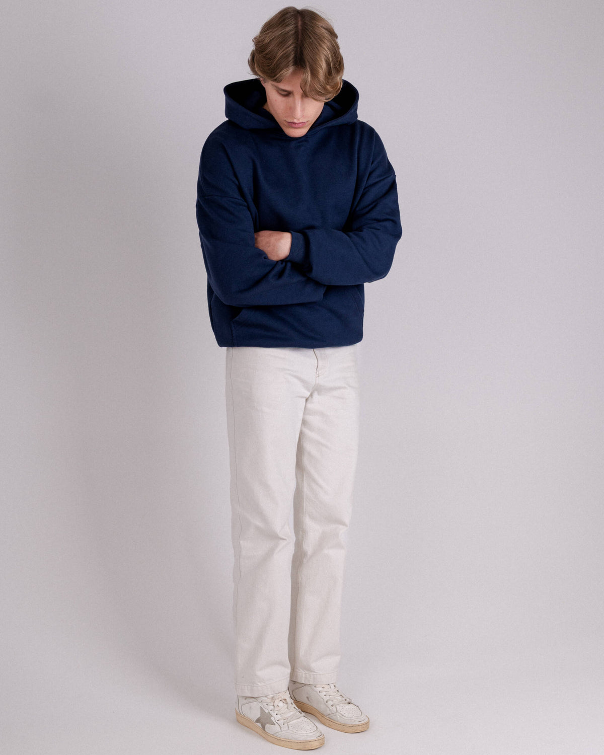 HOODIE “BASIC” NAVY