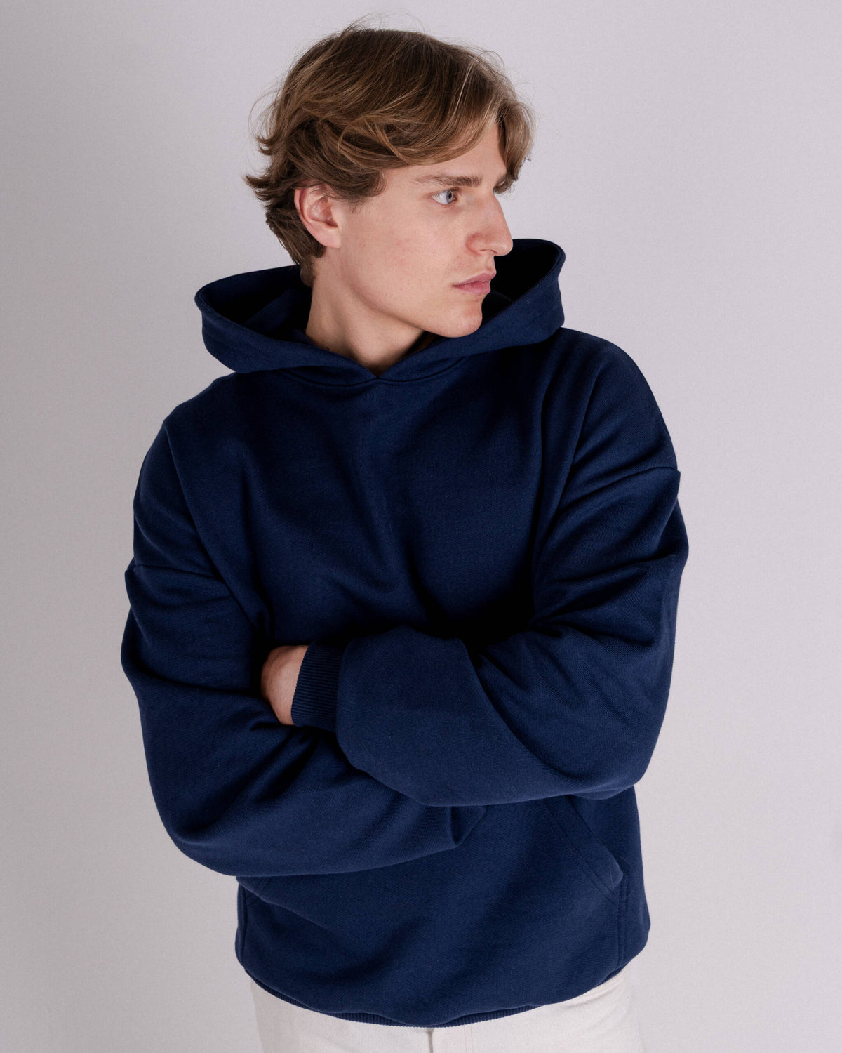 HOODIE “BASIC” NAVY