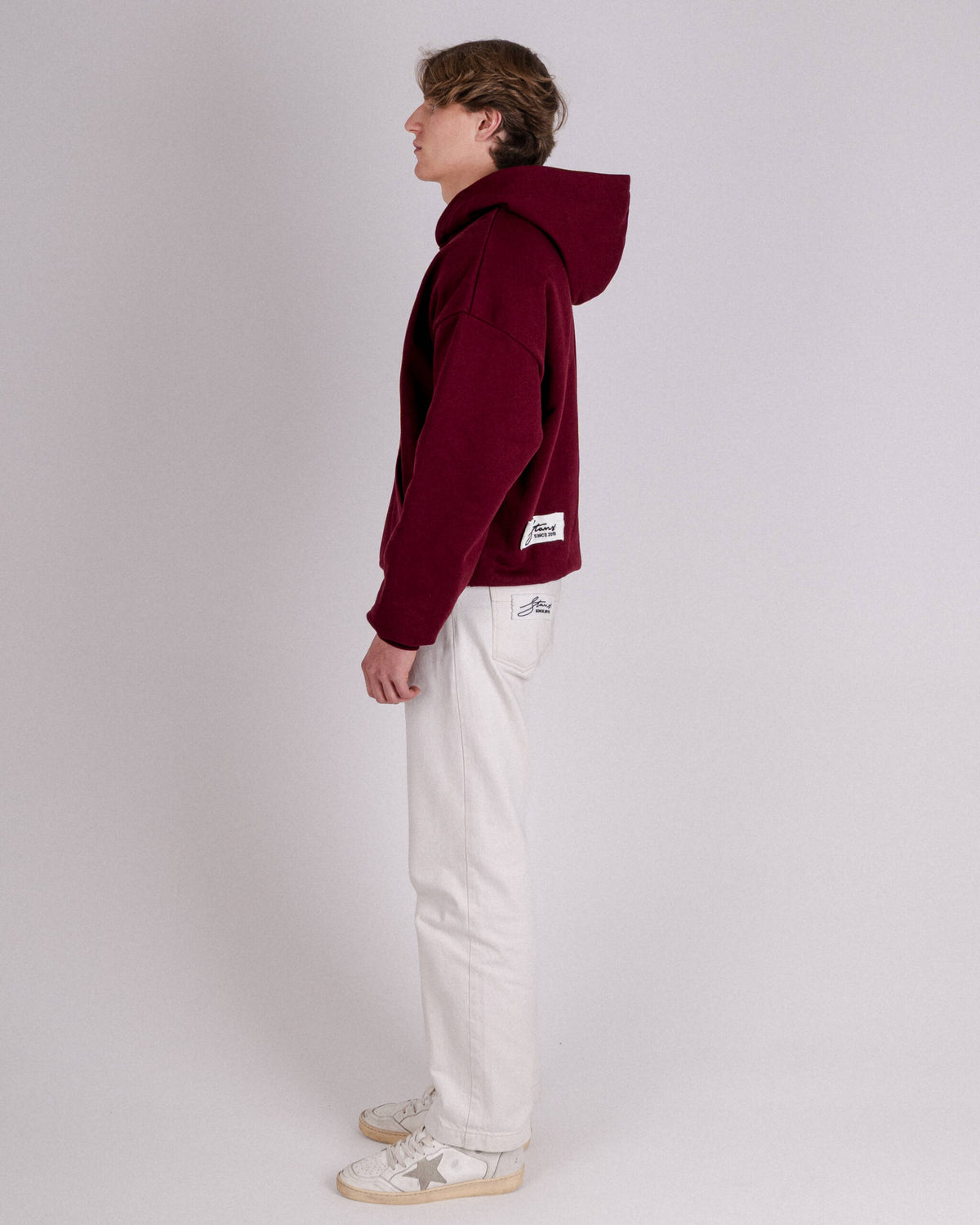 ZIP HOODIE BURGUNDY