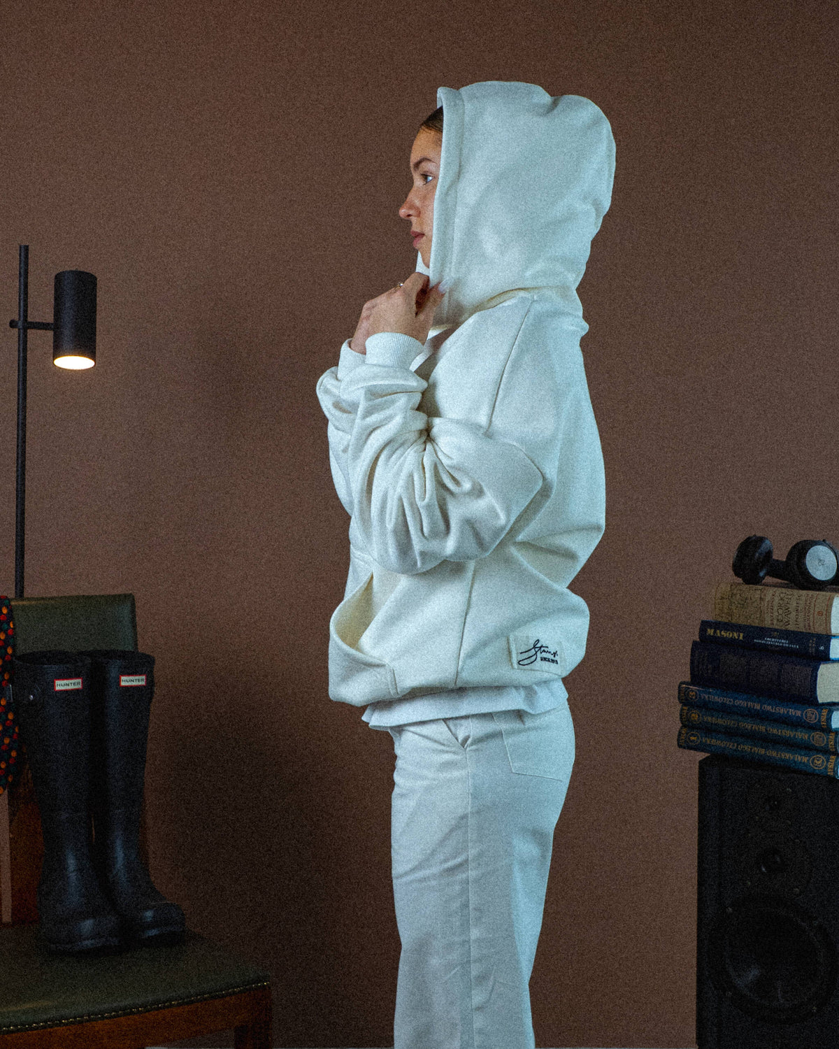 HOODIE “BASIC” ECRU
