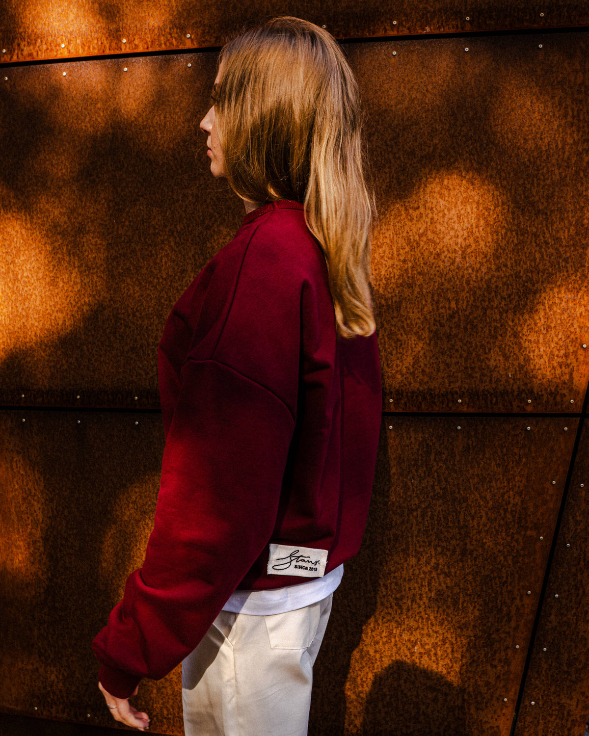 CREWNECK “BASIC” BURGUNDY
