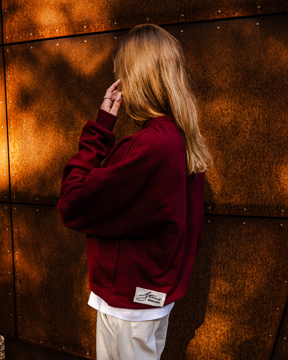 CREWNECK “BASIC” BURGUNDY