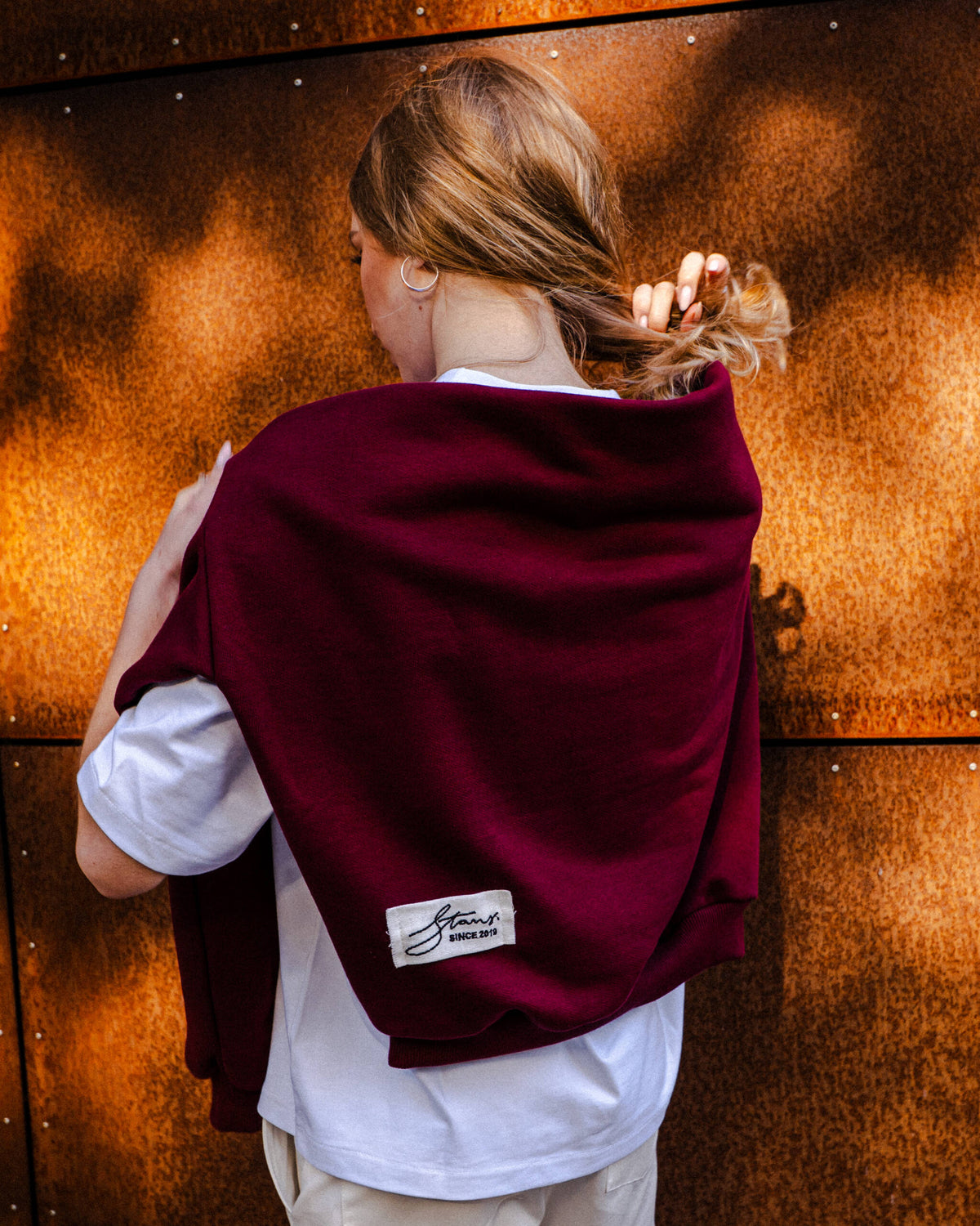 CREWNECK “BASIC” BURGUNDY